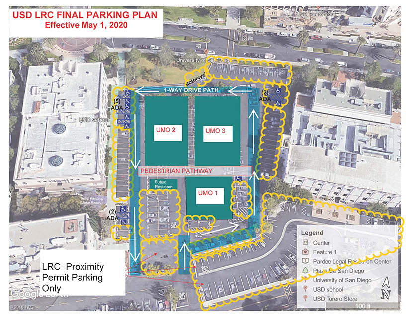 lrc parking lot final plan map